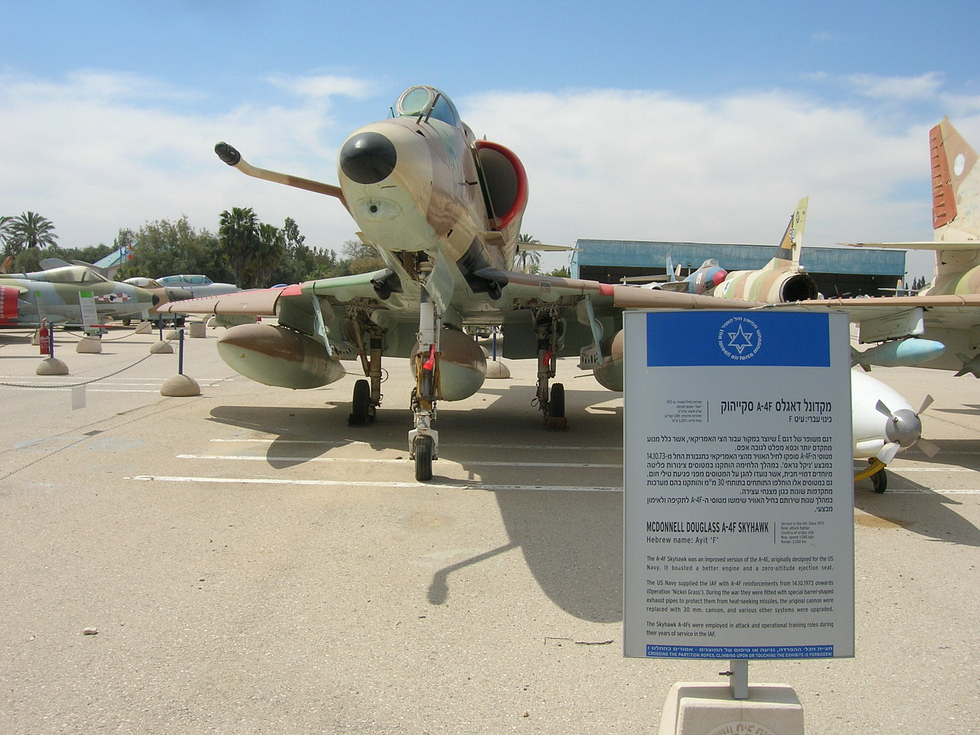 An Israeli A-4 Ayit the IAFs hardest-worked attack jet of 1973.