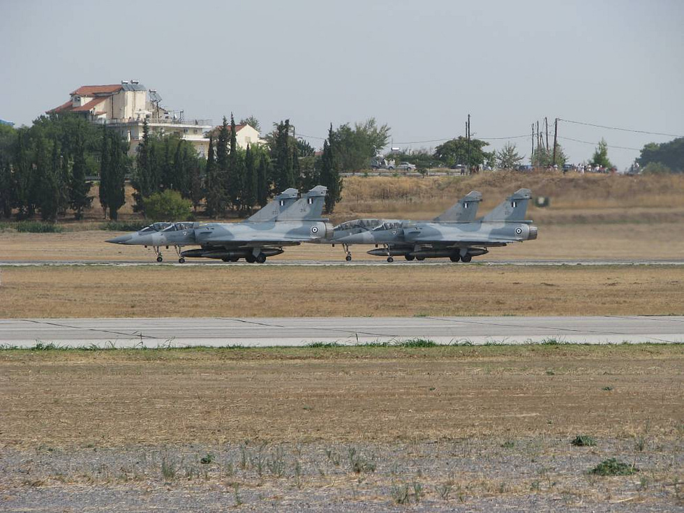 A Hellenic Air Force Mirage 2000 formation Greece scored the types clearest air-to-air kill in 1996.