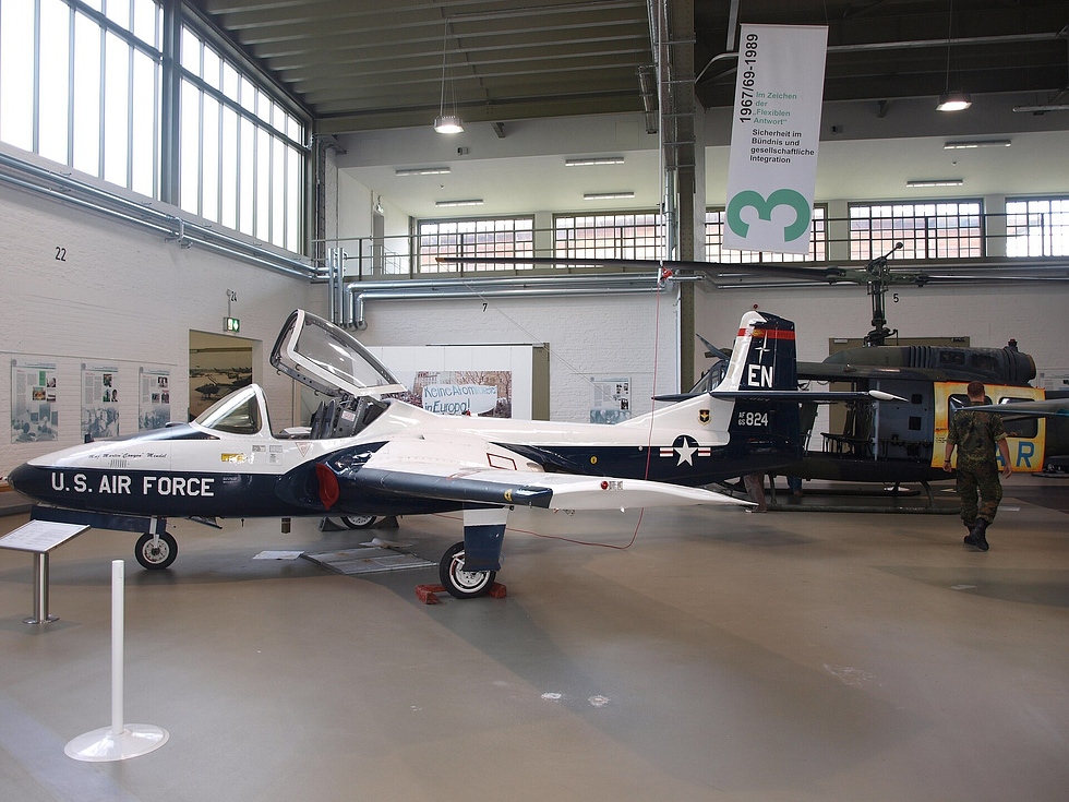 A preserved T-37 at the Berlin-Gatow military aviation museum.