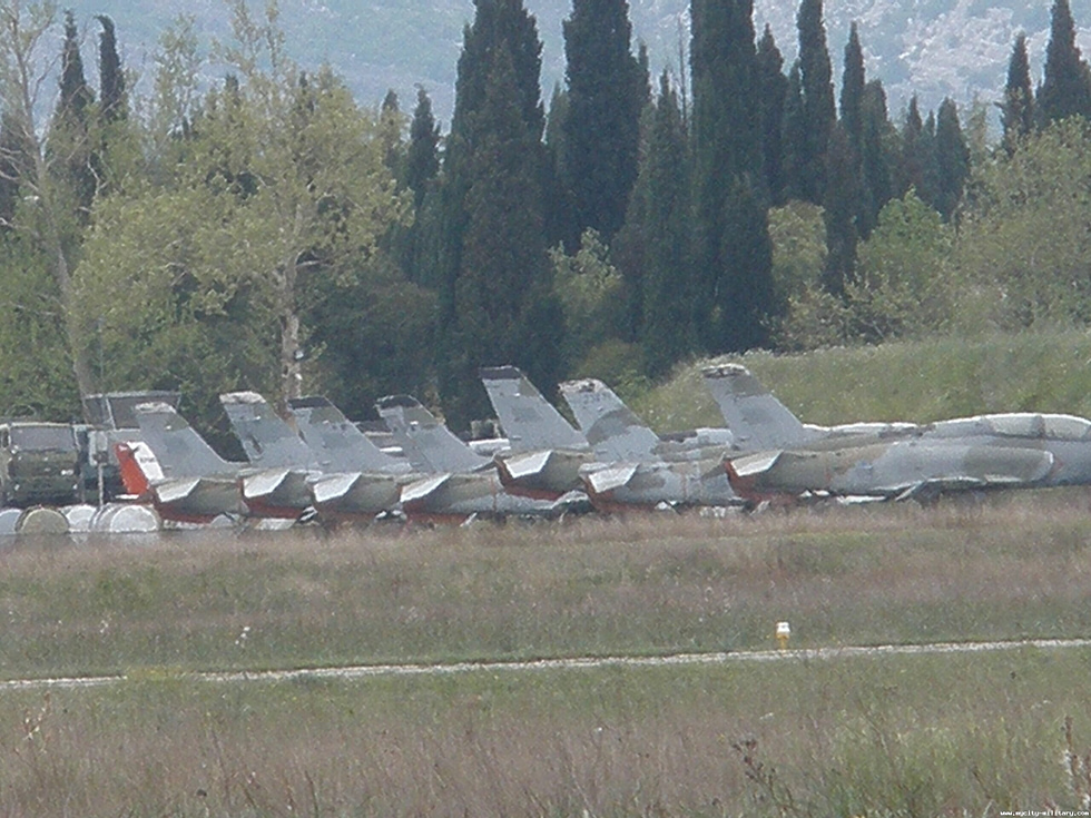 Montenegrin Air Force Soko G-4 Super Galeb aircraft