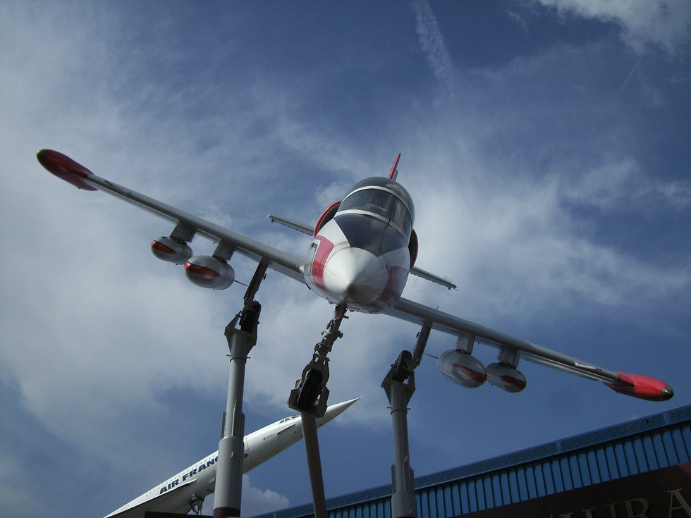 A clean frontal three-quarter view of a preserved L-39 Albatros.