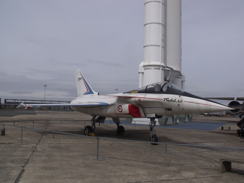 The Rafale A technology demonstrator that first flew in 1986.