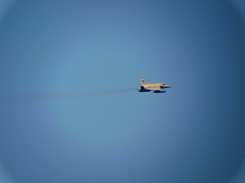 A Sri Lanka Air Force Kfir, veteran of years of strikes against the LTTE.