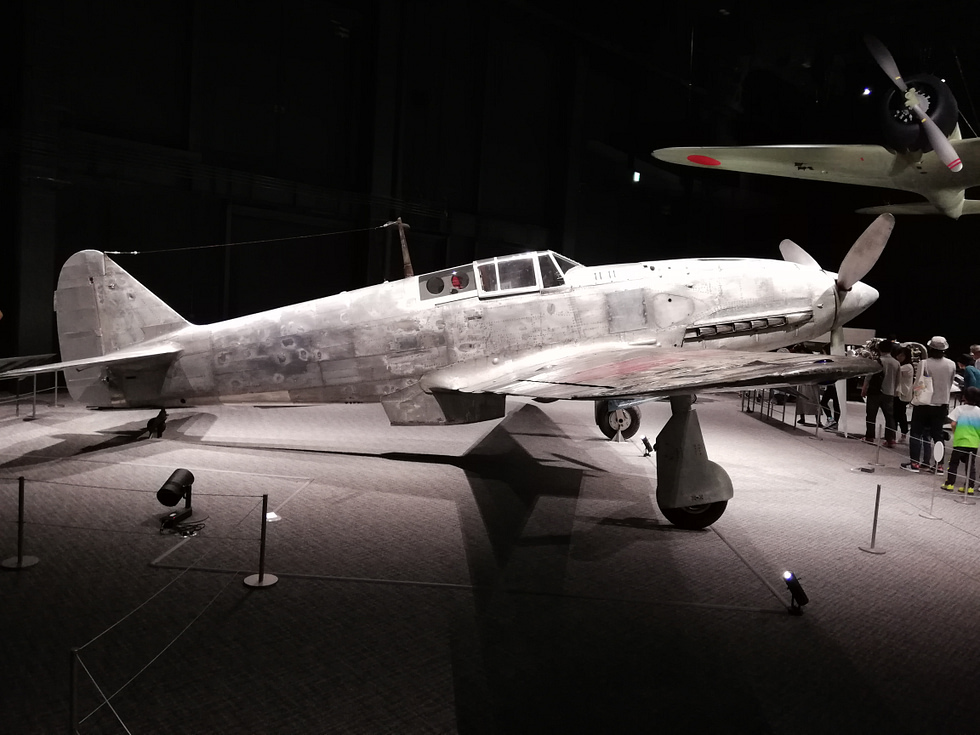 The sole restored Ki-61-II-KAI survivor, preserved in Japan.