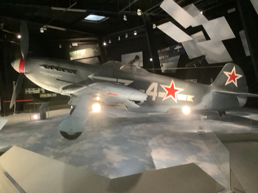 A Normandie-Niemen Yak-3 preserved at the Muse de lAir, Le Bourget.