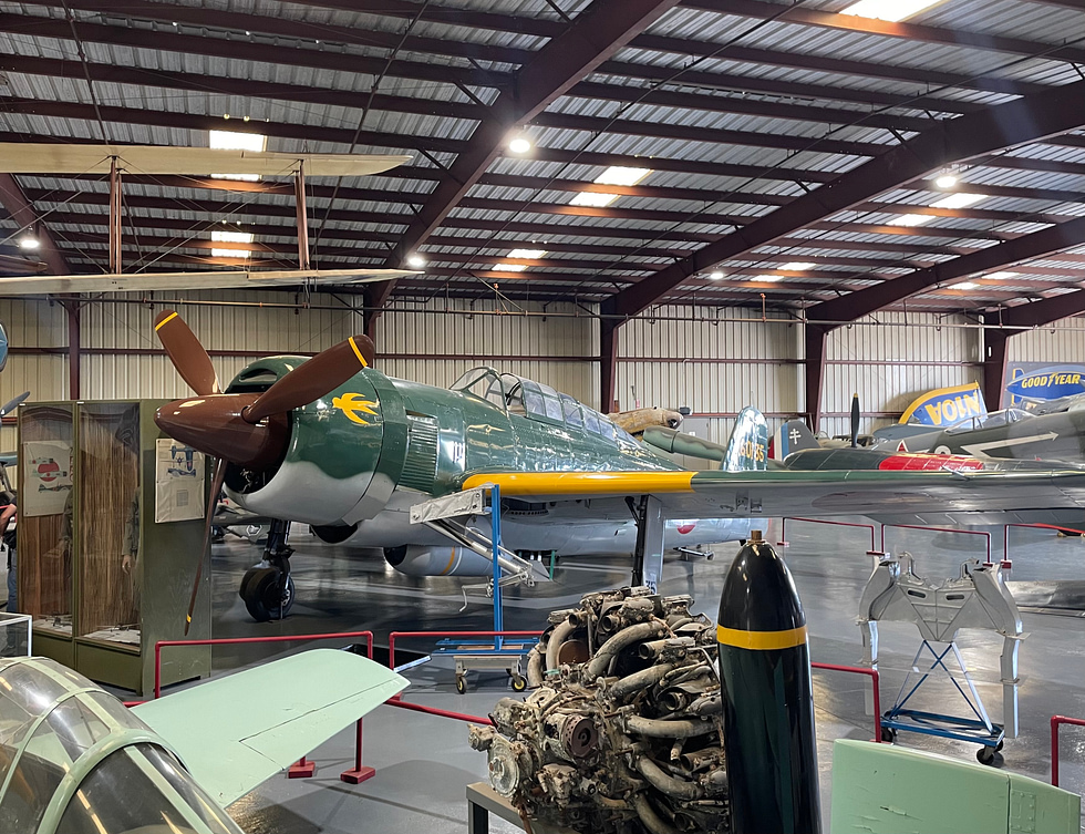 A restored D4Y3 Suisei at the Planes of Fame Air Museum, California.
