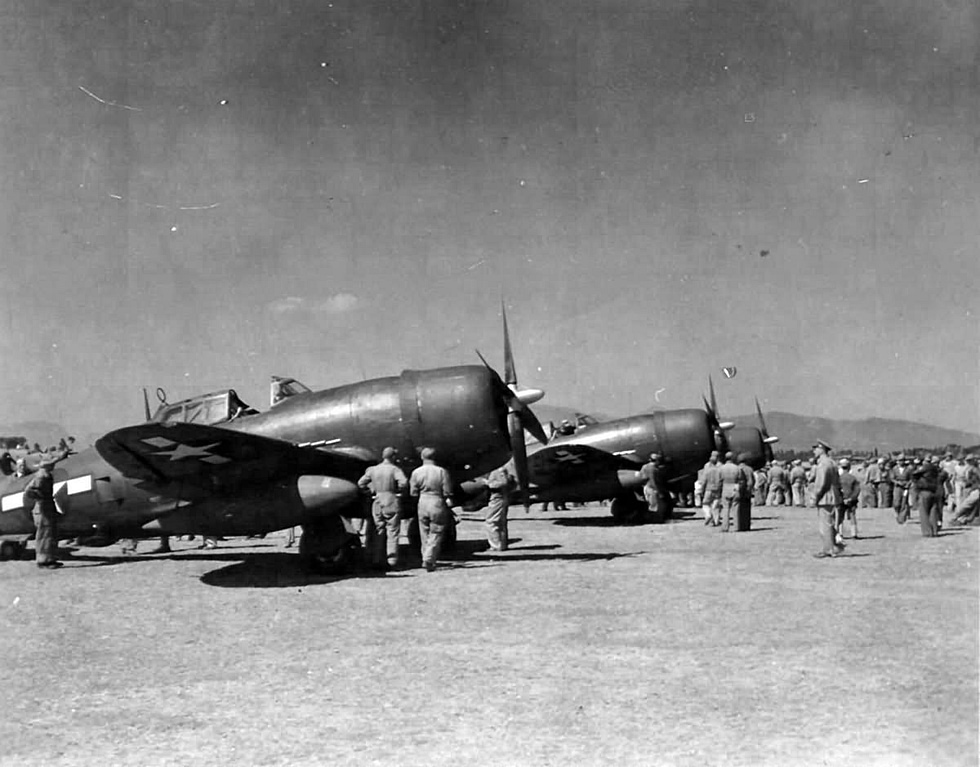 P-47s of the 33rd Fighter Group at Kunming, China, April 1944 the Jug served on every front.