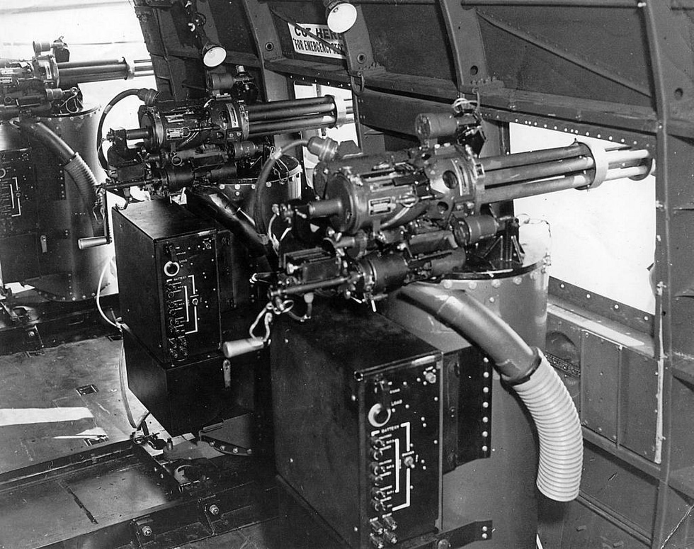 The MXU-470 7.62mm minigun module of the type mounted to fire from Spookys left side.