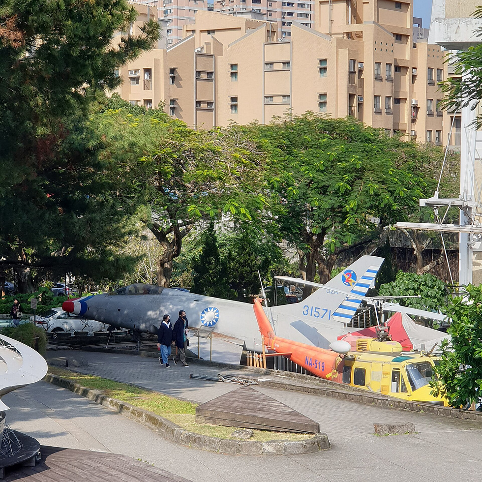 A Super Sabre preserved in Taiwan, which flew the F-100 on reconnaissance near mainland China.