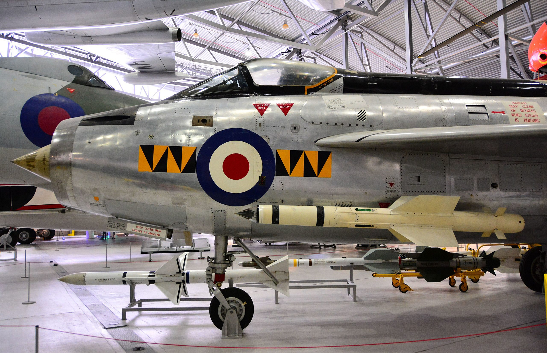 English Electric Lightning supersonic interceptor