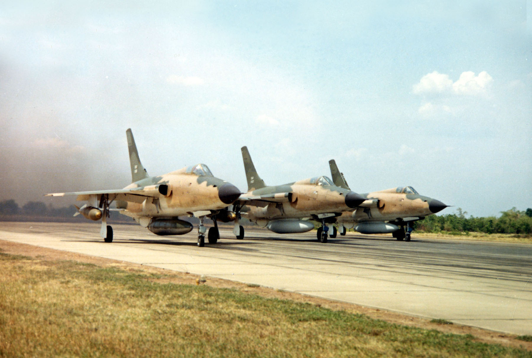 Republic F-105 Thunderchief fighter-bomber over Vietnam