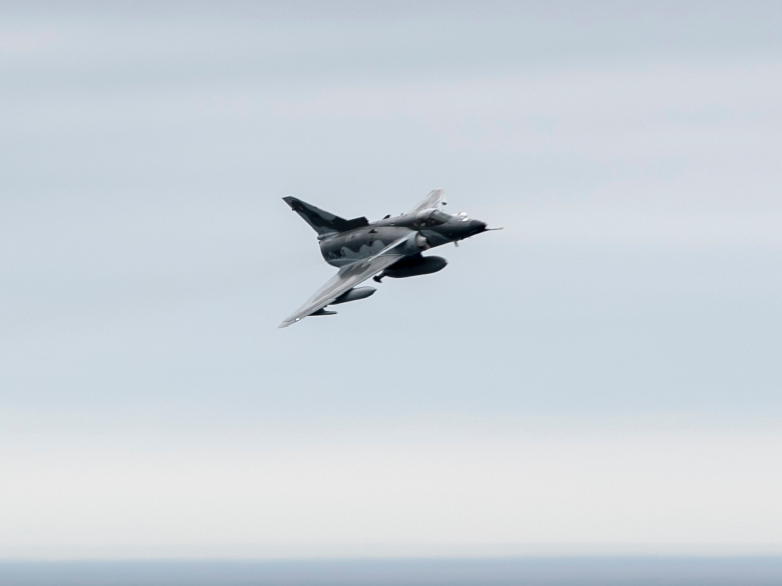 IAI Kfir delta fighter in flight