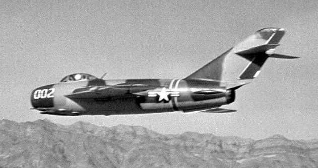 Mikoyan-Gurevich MiG-17 Fresco in flight
