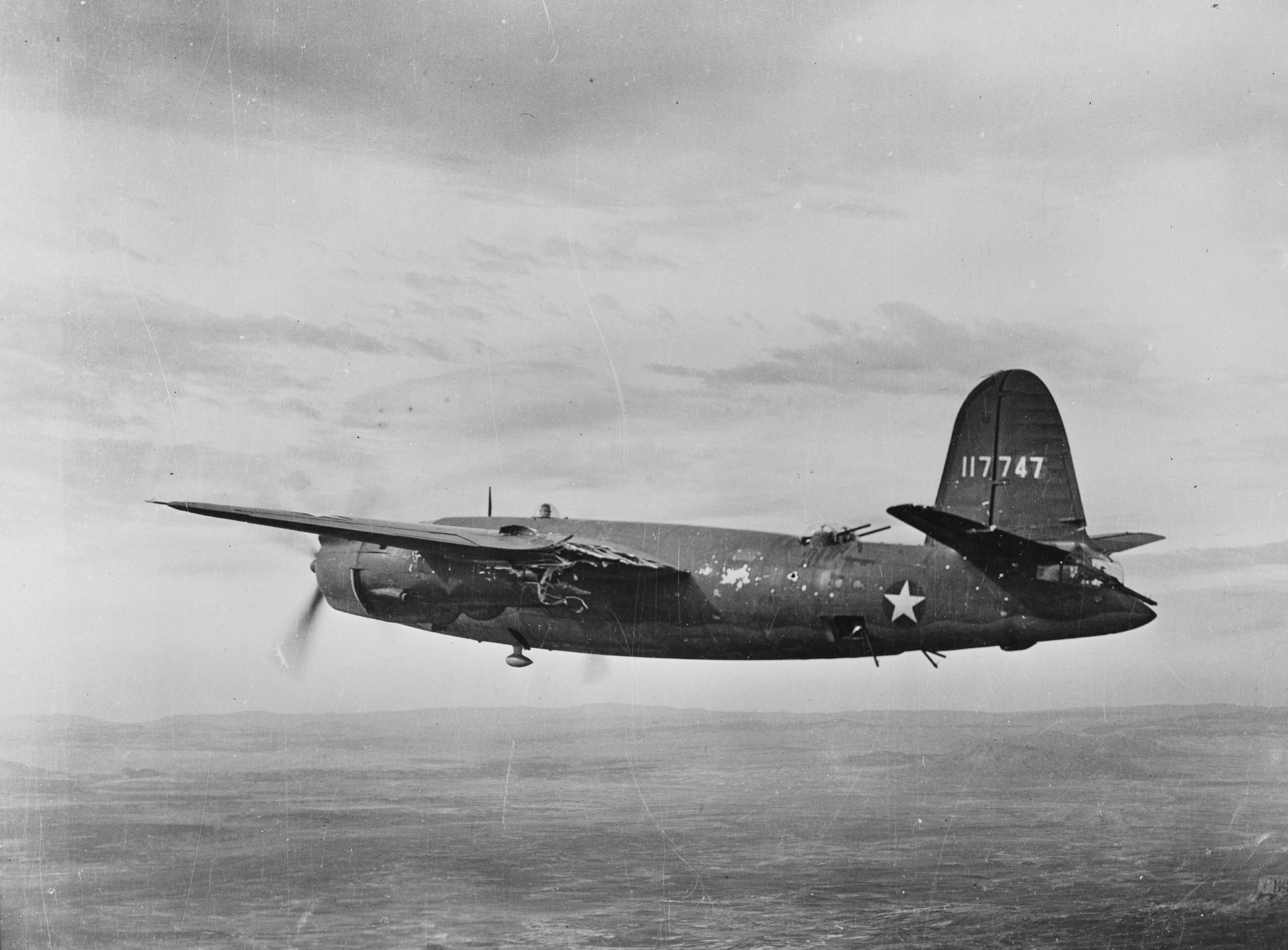 Martin B-26B Marauder in Tunisia during the Mediterranean campaign, March 1943