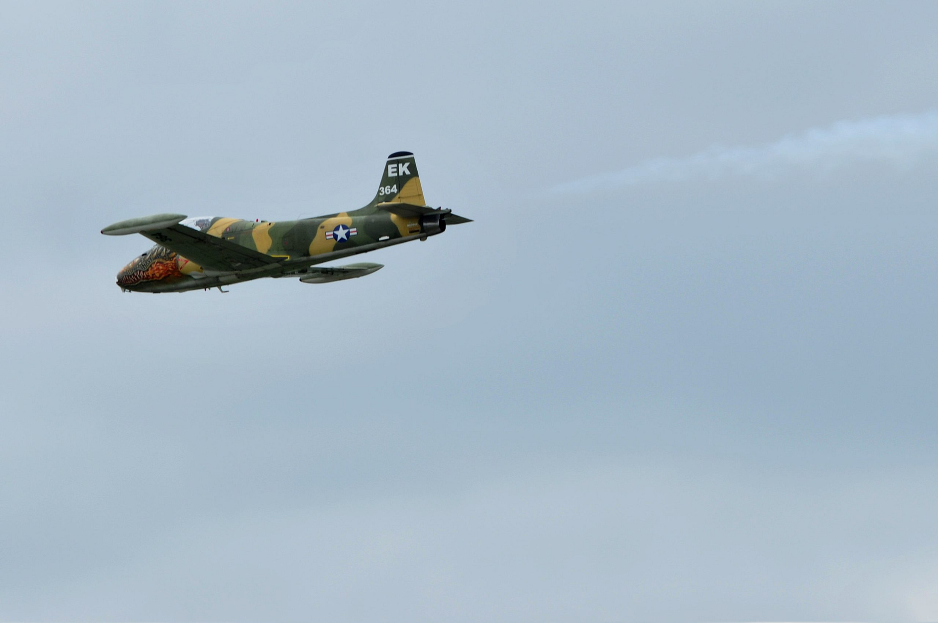 BAC 167 Strikemaster light-attack jet in flight