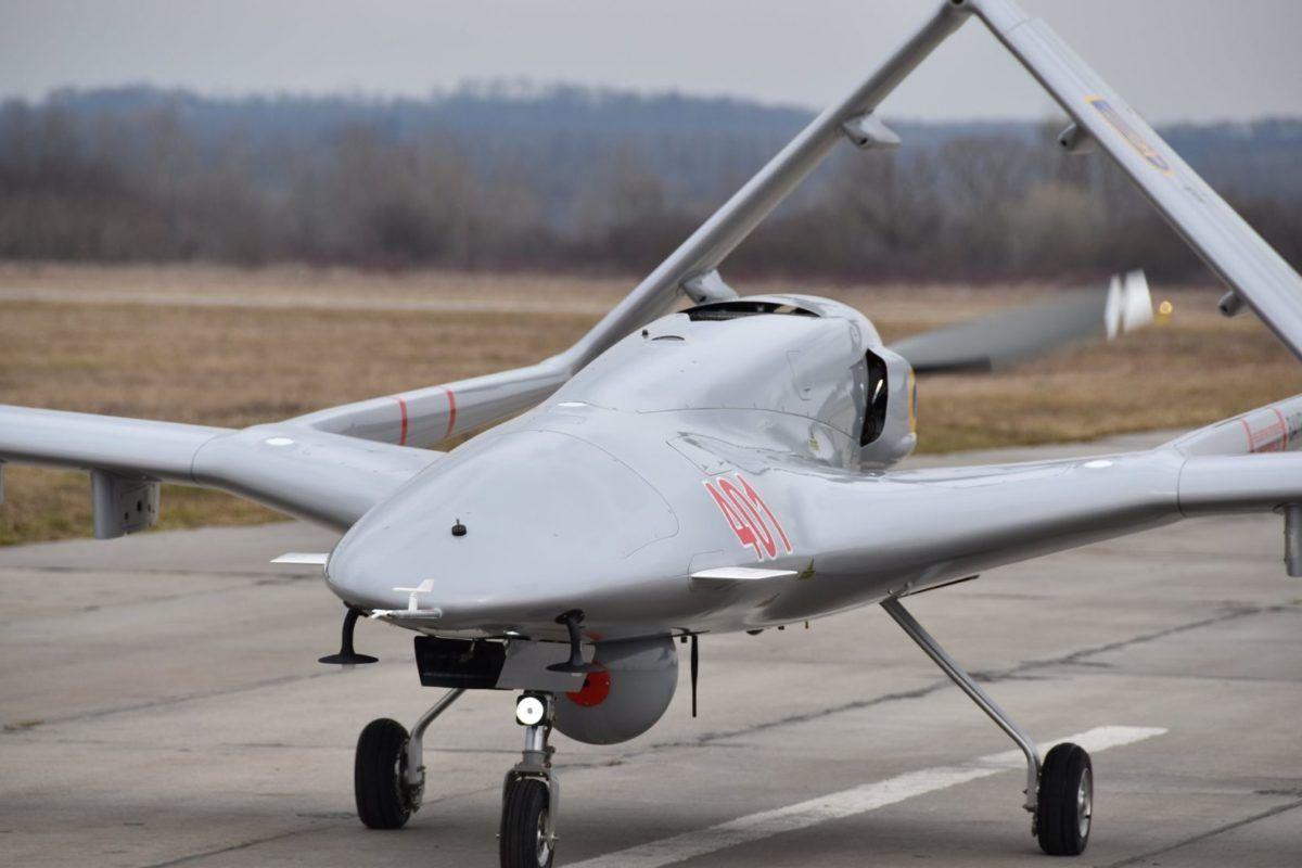 Bayraktar TB2 drone of the Ukrainian Air Force