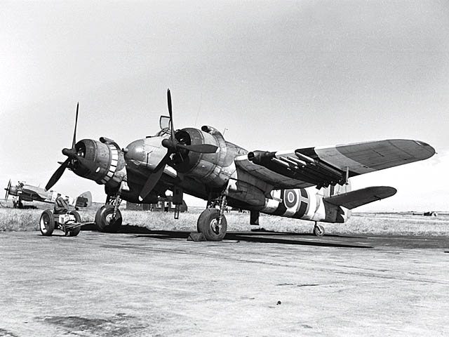 Bristol Beaufighter on the ground