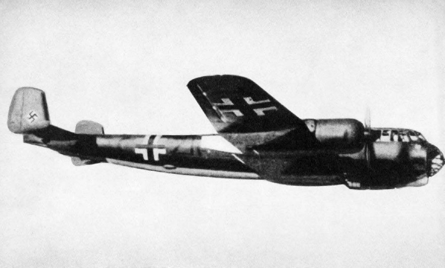 Dornier Do 217E-2 bomber, U.S. Navy recognition photograph, 1943