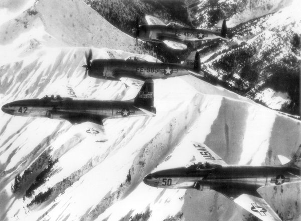 Lockheed F-80 Shooting Stars in Germany in 1948