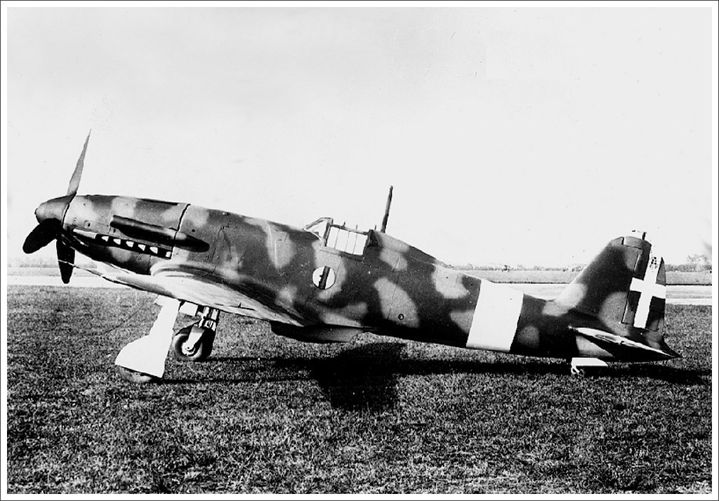Fiat G.55 in wartime ANR / RSI markings