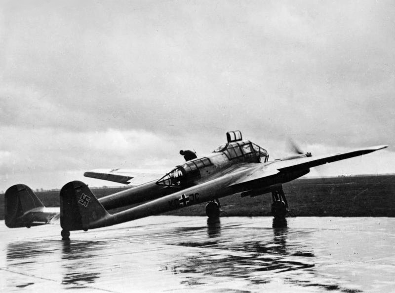 Focke-Wulf Fw 189A-2 built at SNCASO in occupied France. Photo: RAF official photographer / IWM, public domain.