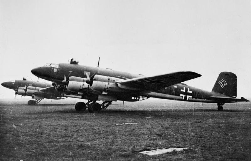 Fw 200 C Condors parked on a dispersal, c.1942