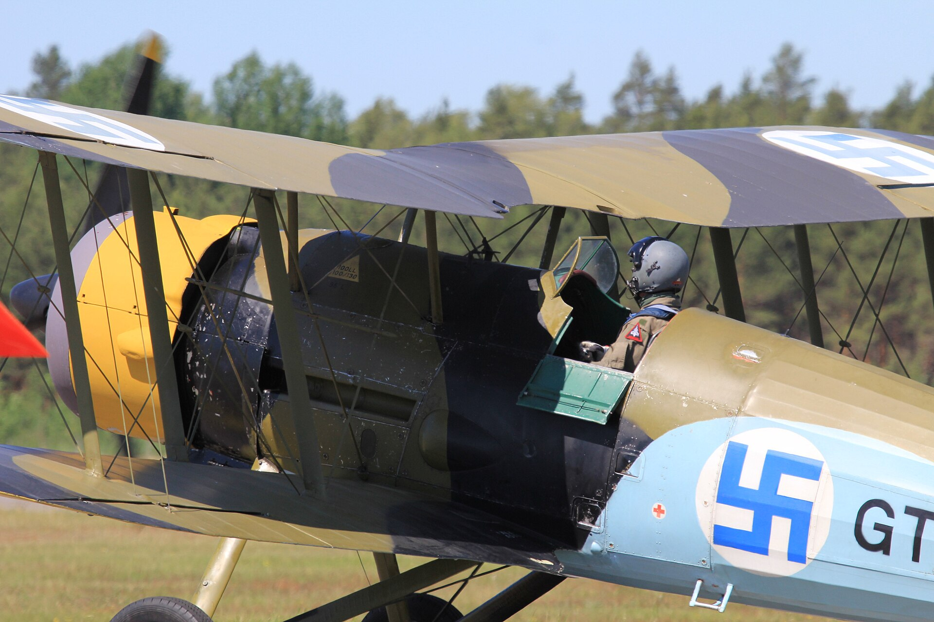 Airworthy Gloster Gauntlet II OH-XGT at Turku 2019