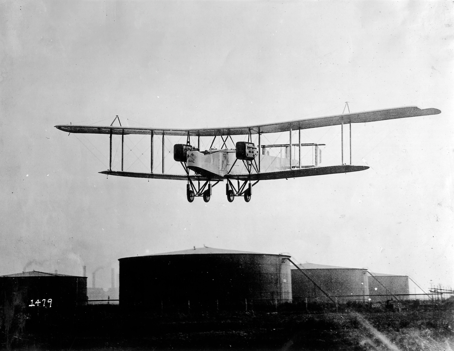 Handley Page O/400 twin-engined heavy night bomber of the Royal Air Force, 1918