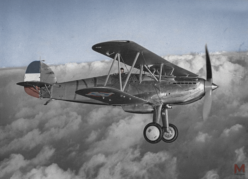 Royal Yugoslav Air Force Hawker Fury Mk II biplane fighter