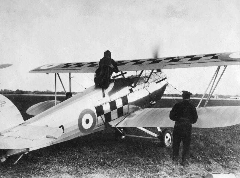 Hawker Furies of No. 43 Squadron RAF in formation