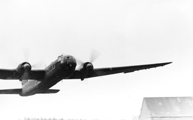 Heinkel He 177 Greif on the ground