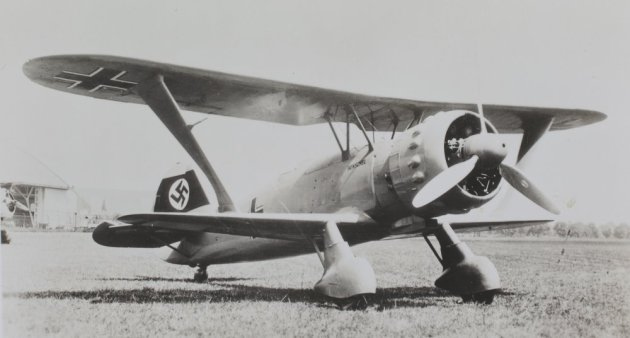 Henschel Hs 123. Photo: San Diego Air and Space Museum Archives, public domain.