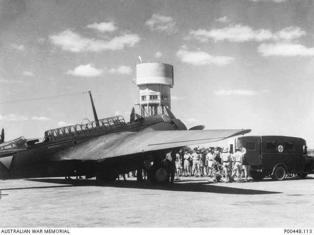 Netherlands East Indies Martin 166 export B-10 bomber at Darwin in 1941