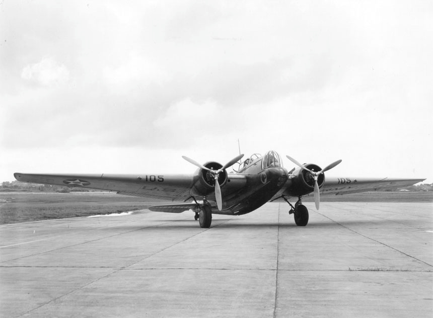 Martin B-10B all-metal monoplane bomber of the U.S. Army Air Corps