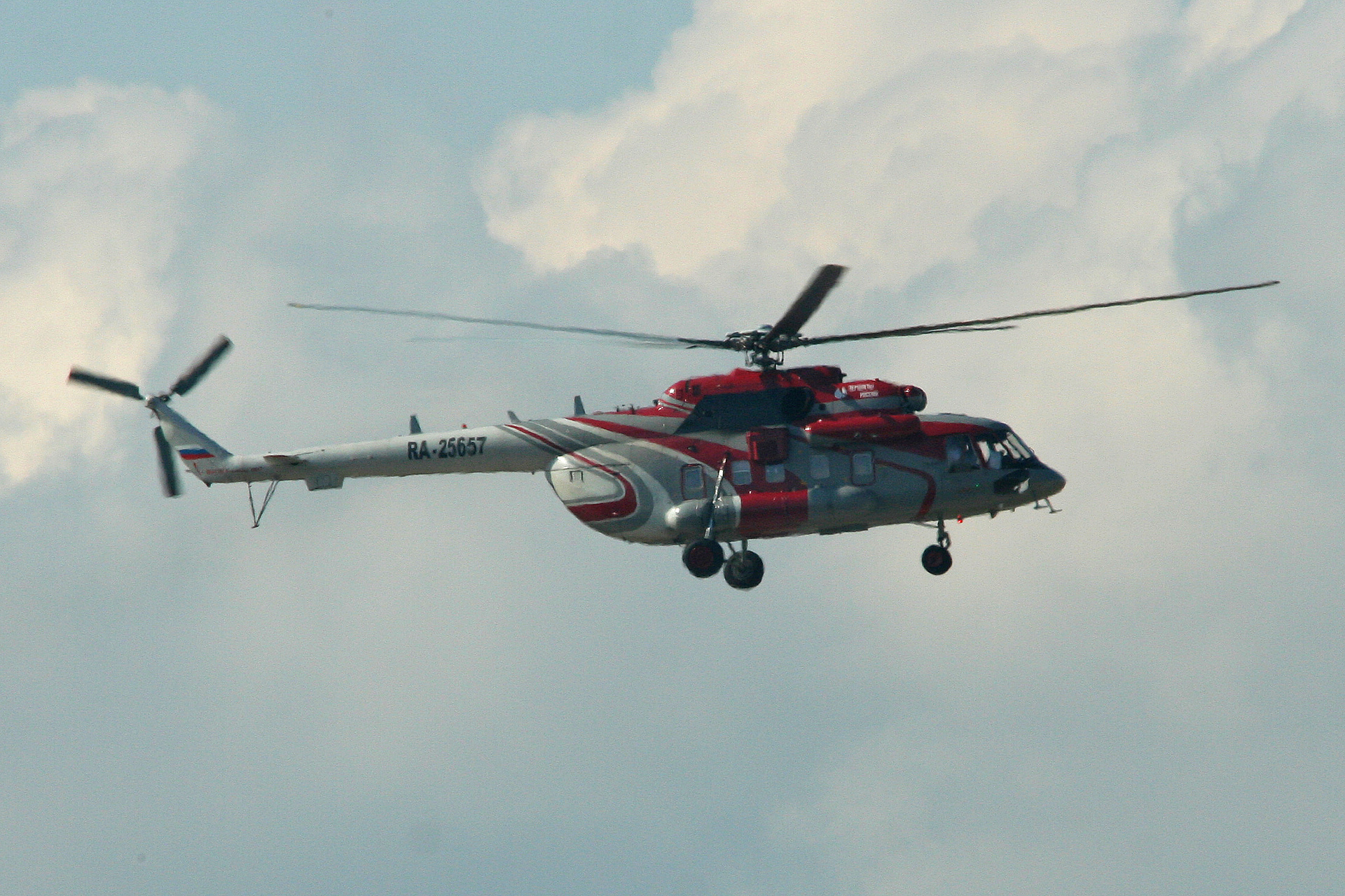 Mil Mi-8AMT Hip helicopter in Russian Helicopters colours