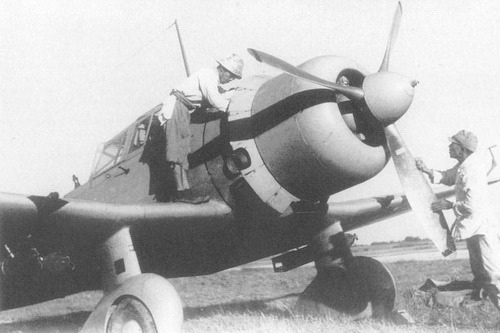 An official Imperial Japanese Army image of the Type 99 Assault Plane, 1942.