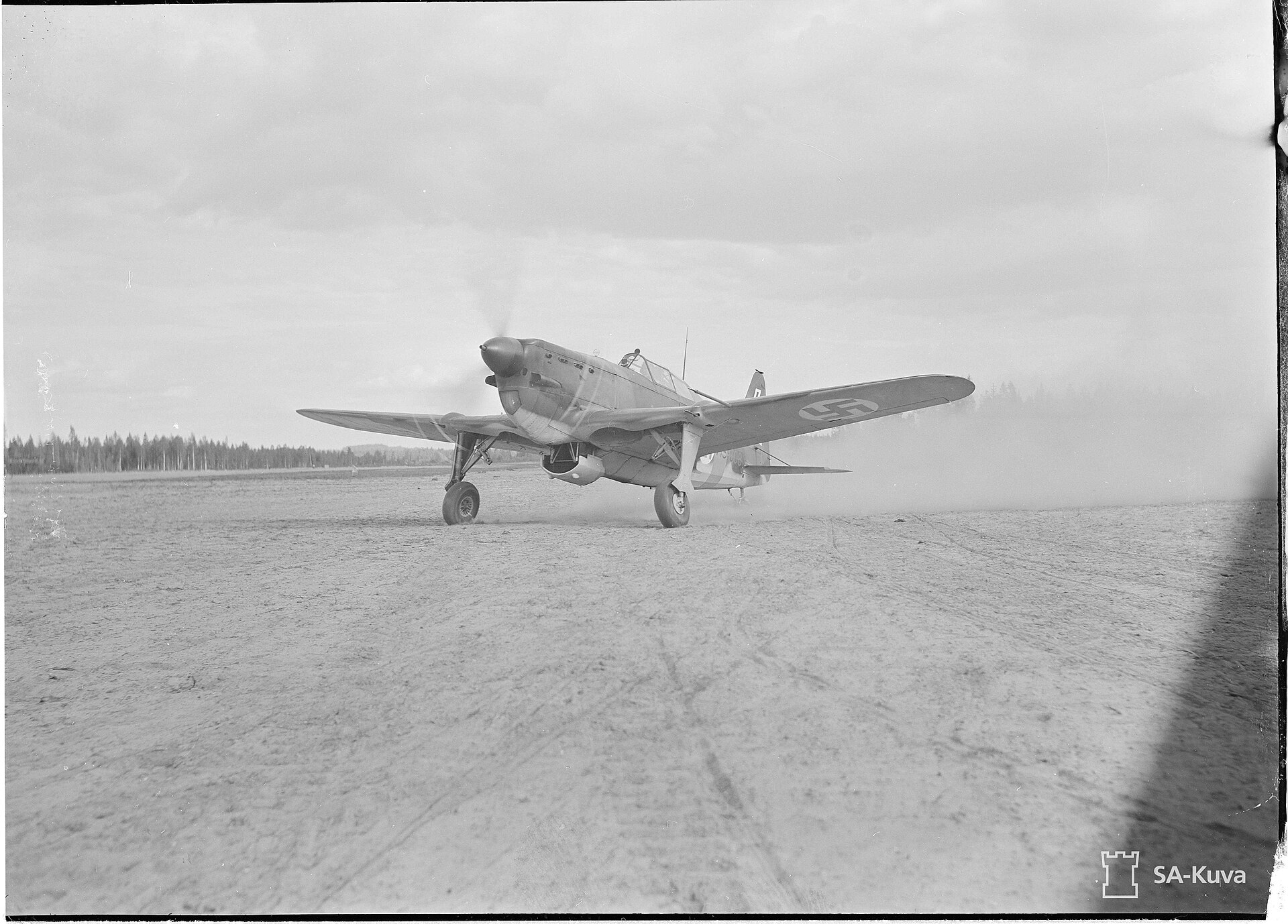 Finnish Mörkö-Morane, re-engined MS.406