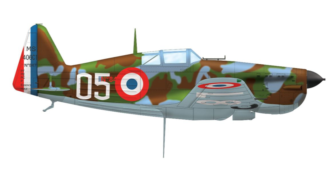 Morane-Saulnier MS.406 in French service