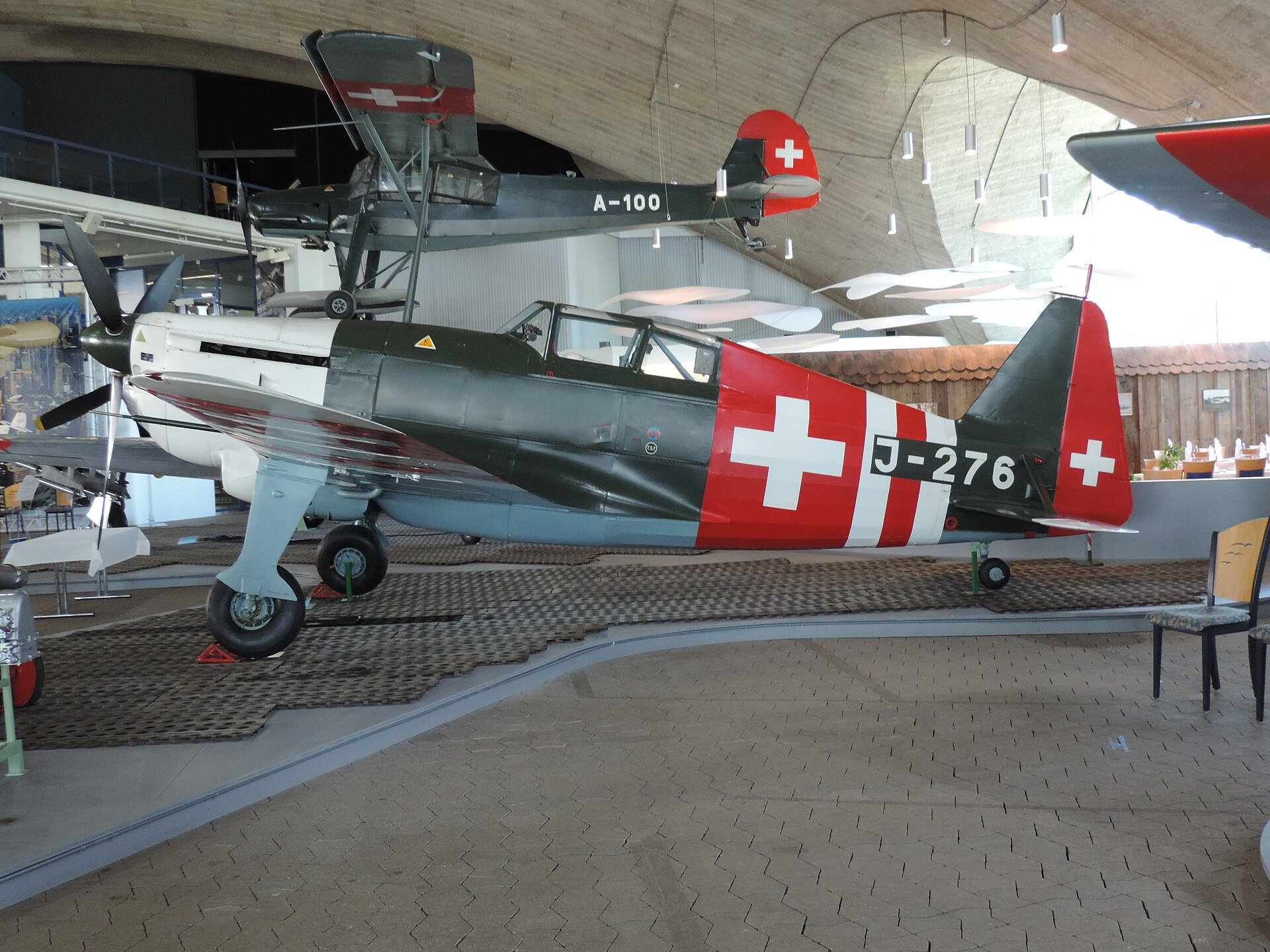 Preserved Morane-Saulnier MS.406, museum detail