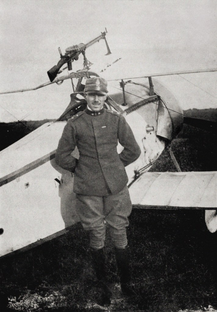 Italian ace Francesco Baracca and his Nieuport 11