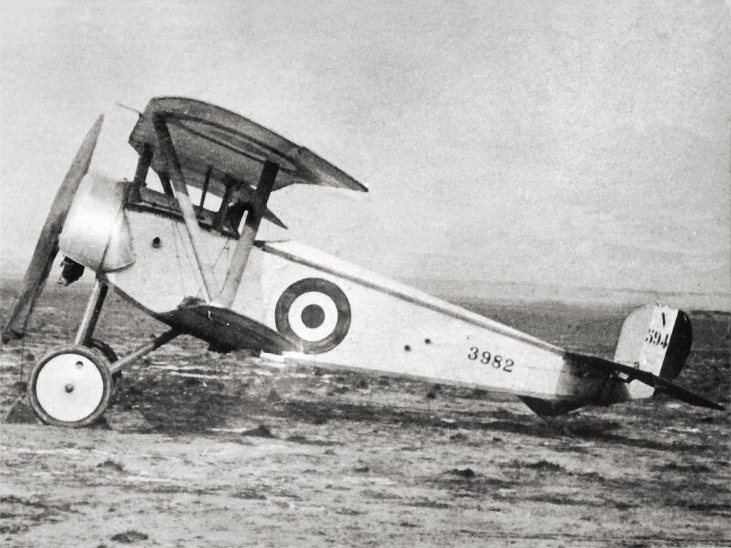 Nieuport 11 showing its sesquiplane wing layout