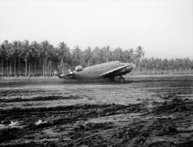 No. 6 Squadron RAAF Lockheed Hudson at Milne Bay, New Guinea, 1942