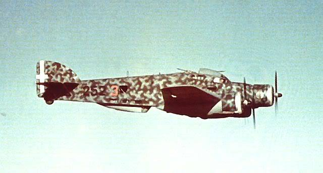 Savoia-Marchetti SM.79 Sparviero in flight over North Africa