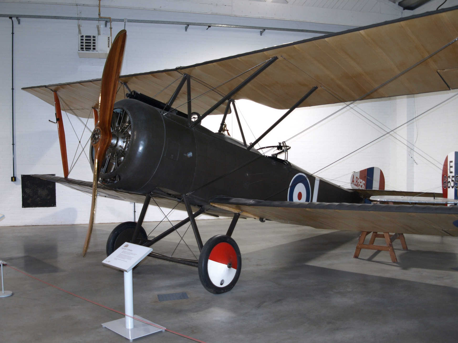 Sopwith 1½ Strutter preserved in a museum