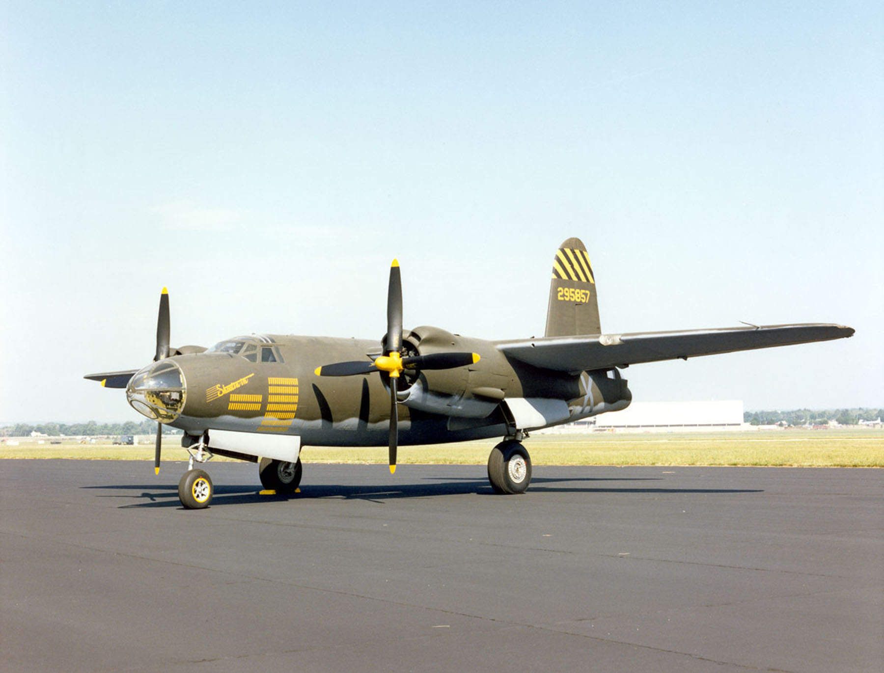 Surviving B-26G Marauder on display at the National Museum of the United States Air Force in Dayton