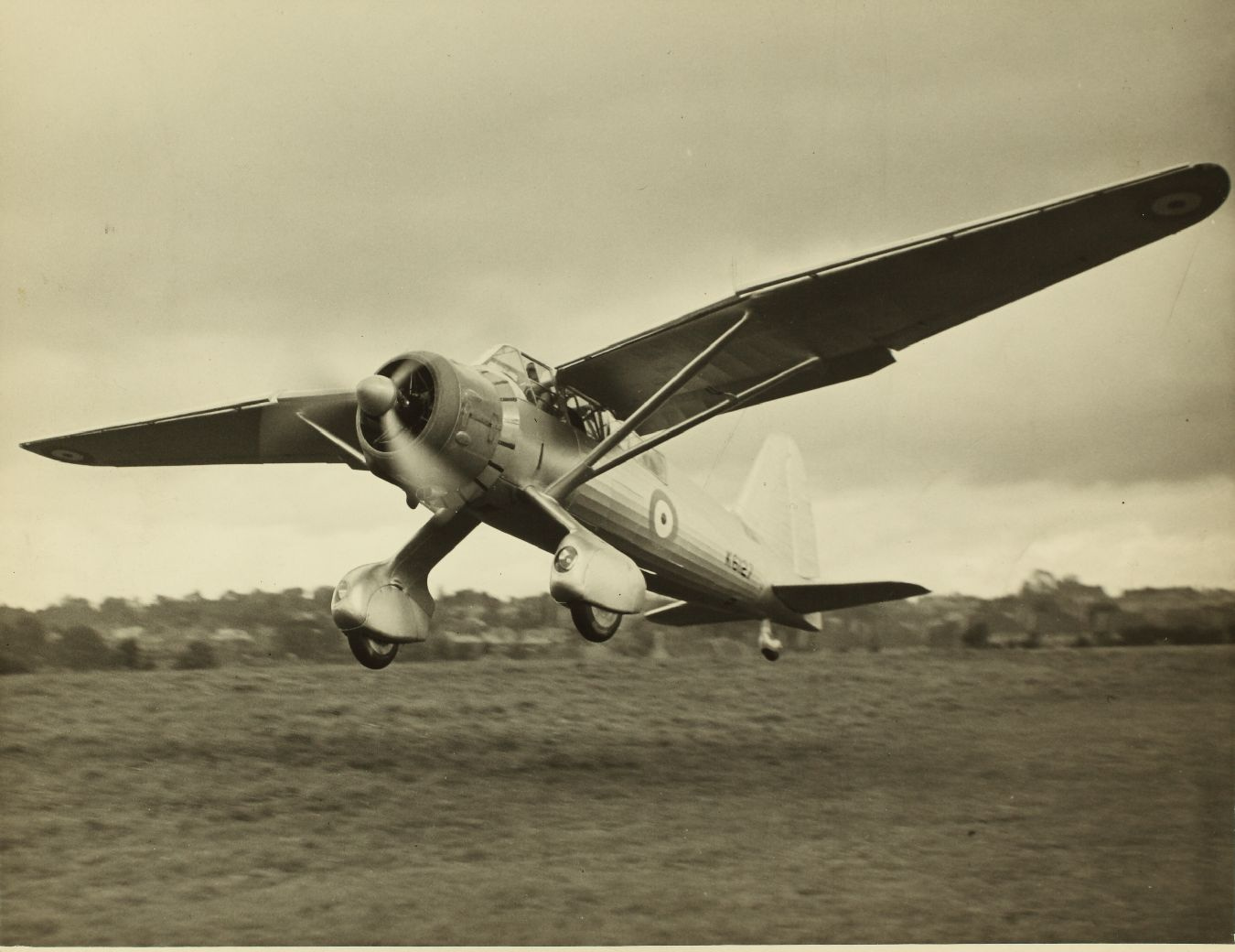 A wartime Westland Lysander army co-operation aircraft