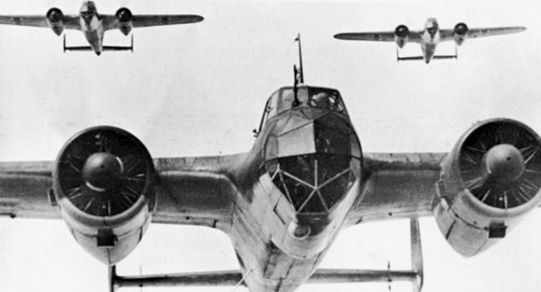 Dornier Do 17Z formation over Britain, 1940
