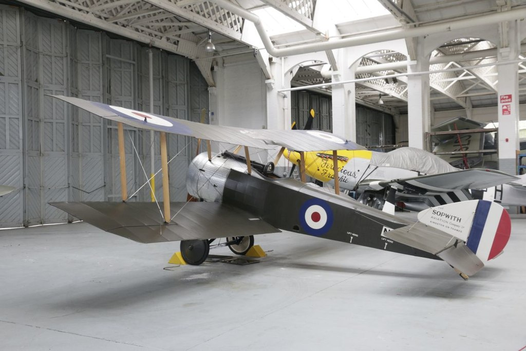 Sopwith Camel on display in the United Kingdom
