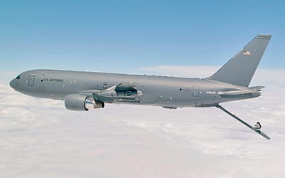 Israel’s First KC-46A ‘Gideon’ Tanker Lands at Nevatim