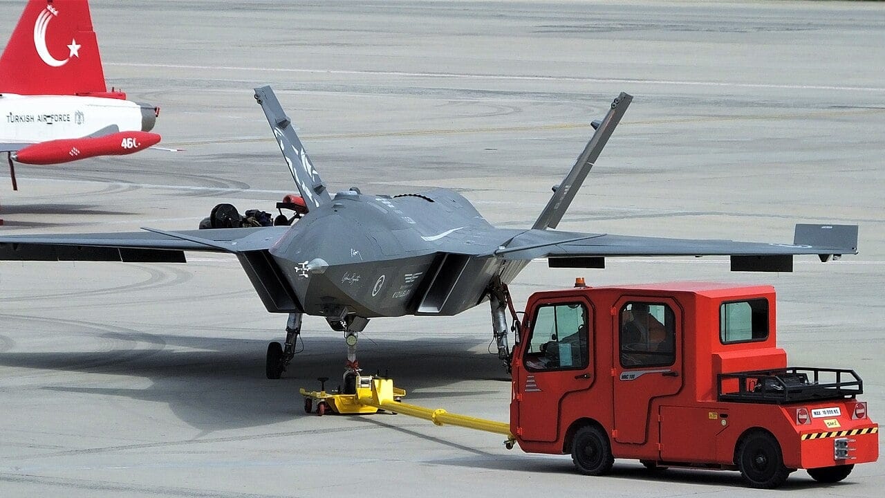 The Baykar Bayraktar Kizilelma unmanned fighter aircraft